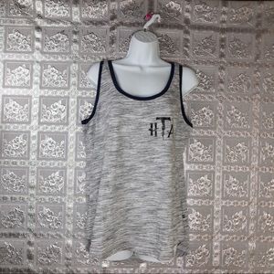 NWT Pennant Sportswear Gray and Navy Blue Tank Top